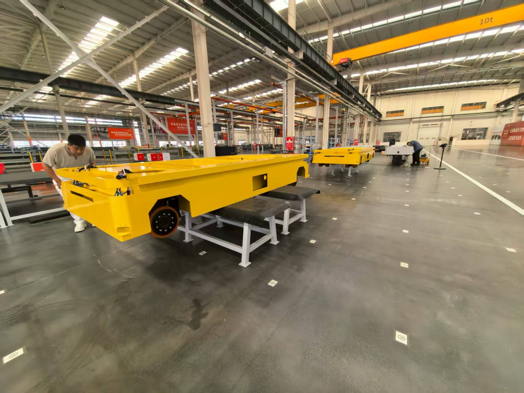 BECHUR electric transfer cart assembly environment